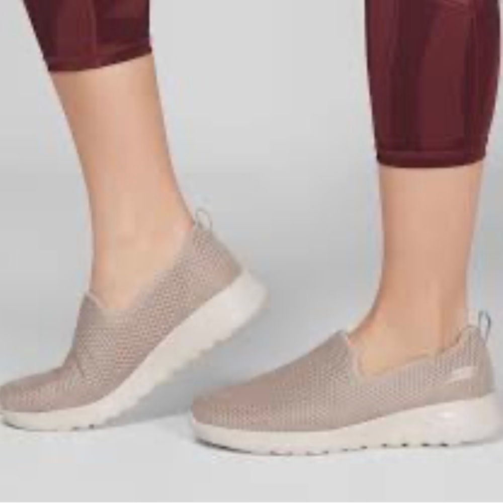 Skechers GoWalk Joy Slip Ons, Taupe, Size 8